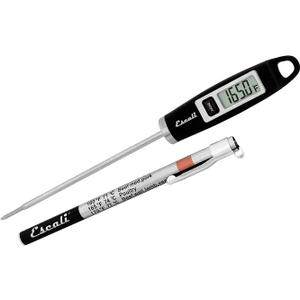 Escali DH1 Gourmet Digital Meat Thermometer with Extra Long Probe, NSF Certified, Black