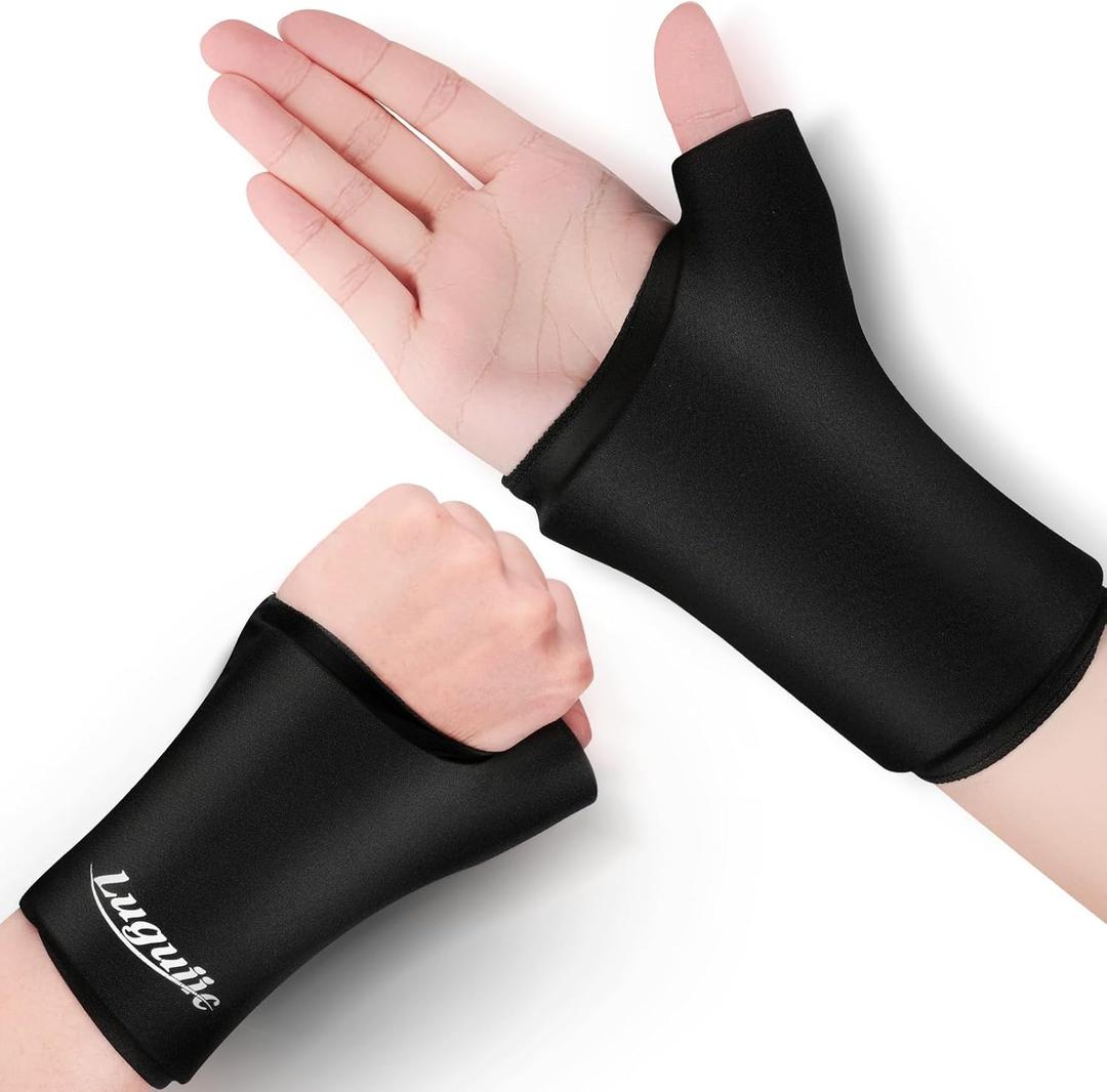2 Pack Wearable Thumb Wrist Ice Pack-Hot Cold Compress Hand Finger Ice Pack, Reusable for Injuries, Carpal Tunnel,Arthritis, Tendonitis LX2