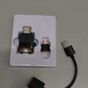 2-In-1 Wireless CarPlay Adapter Android Auto Adapter for Apple iPhone with Plug & Play USB/Type-C, Stable & Fast, Auto Reconnect, Compact Design, Zero Delay, Support iOS 10+ and Android 11+