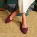 Bealin Womens Flats Dressy Pointed Toe Knit Ballet Shoes Confortable Women Soft Flats Shoes Slip On Loafer Shoes (8.5)