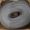 Duzzy Flexible Baseboard Molding Trim, 5 Inch(W) x 60 Feet(L) Peel and Stick Rubber Wall Trim Molding, Self-Adhesive Vinyl Wall Base Cove Base (Grey) (Gray)