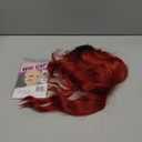 LUOZZY Short Wavy Bob Wig with Bangs for Women Heat Resistant Synthetic Hair for Daily Use Halloween Cosplay Party Orange