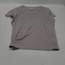 TACVASEN Workout Tops for Women UPF 50+ Sun Protection V-Neck T Shirts Short Sleeve Quick Dry Athletic Running Shirts (Large) Gray