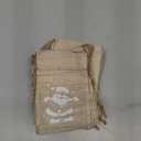 CCINEE 36pcs Christmas Burlap Bags, 4×6 Inch Drawstring Christmas Burlap Goody Gift Candy Bags with Double Jute Drawstrings Xmas Treat Bags for Candy Wrapper Xmas Party Favors