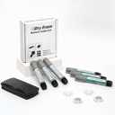 2 x Dry Erase Markers Set (11-Piece Set) Fine Tip Dry Erase Markers Includes 6 whiteboard markers, 4 strong magnets, and 1 whiteboard eraser; dry-erase markers (black)