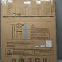 Cumbor 36" Extra Tall Baby Gate for Dogs and Kids with Wide 2-Way Door, 29.7-40.6" Width, and Auto Close Personal Safety for Babies and Pets, Fits Doorways, Stairs, and Entryways (29.7-40.6"W x 36"H, White)