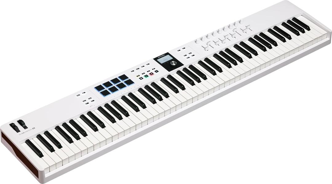 Arturia KeyLab Essential mk3 USB MIDI Keyboard Controller, 88 Key - White