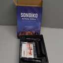Sondiko Butane Torch with Fuel Gauge S907, Refillable Soldering Torch Lighter with Adjustable Flame for Welding, Resin Art, Industrial, Pink&Black(Butane Gas Not Included)