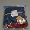 FUAMEY Dog Coat for Medium Dogs,Waterproof Dog Winter Jacket with Harness Built in Puppy Cold Weather Coats Reflective Pet Vest with Zipper Warm Fleece Dogs Snowsuit Windproof Dark Blue M (M(chest:21in))