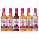 Jordan's Skinny Mixes Sugar Free Coffee Syrup, 6 Sampler Variety Pack Coffee Flavoring Syrup, Zero Calorie Drink Mix, Lattes, Baking, Protein Shake or Cocktail, Dairy & Gluten Free, Kosher, 25.4 Fl Oz