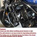Motorcycle Steel Engine Guard Bumper Crash Bar Replacement for Honda Rebel 300 CMX300 CMX 300 2017-2026 Frame Falling Protector