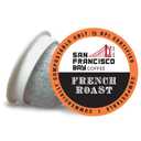 San Francisco Bay Compostable Coffee Pods - French Roast (36 Ct) K Cup Compatible including Keurig 2.0, Dark Roast, BBD: JULY 16, 2026