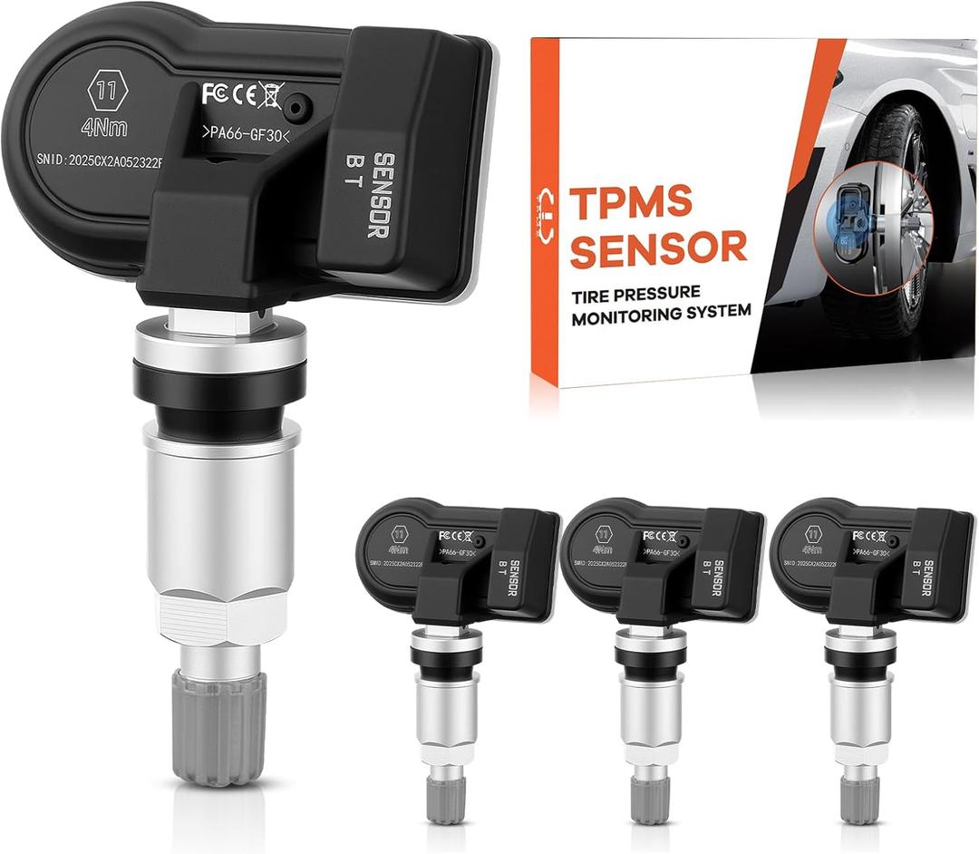 Pre-Programmed TPMS Sensors 315MHz & 433MHz Fit for Honda & Acura  4PCS, Odyssey, CR-V, Civic, Accord, Pilot, Ridgeline, HR-V, Insight, Fit, Passport, Element, Crosstour, MDX, TLX, RDX