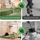 Lazy tablet holder, no need to install lazy mobile phone holder at the bedside, retractable lifting mobile phone tablet holder, suitable for 4.7-12.9in mobile phones and tablets, for beds, sofas