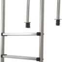 Swimming Pool Ladder, 3-Step Stainless Steel Non-Slip Pedals Pool Stairs for Inground Pools, Weight Capacity 330lbs, Easy to Install and Climb for Indoor/Outdoor Pools (3 Step)