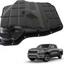 AUCERAMIC 265-870 Transmission Oil Pan with Drain Plug for Ram Dodge Jeep | for 2011-2018 Ram 1500 2500 3500 Dakota, Dodge Dakota Durango, Jeep Commander Grand Cherokee 265870 4736676AA