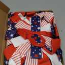 Dingion Patriotic wreath bow 4th of July Swag Wreath with Rustic Bell Red White Blue Star Stripes Tassel Wreaths 4th of July Decorations for Front Door 250 Anniversary Veterans Day Indoor Outdoor Home