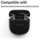 Replacement Silicone Ear Tips for Bose New QuietComfort Ultra Earbuds (2nd Gen) Earbuds, 3 Pairs (Black, Large)