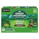 Green Mountain Coffee Roasters French Roast Keurig K-Cup Pods, Dark Roast Coffee, 60 Count (6 Packs of 10) (EXP 02/25/26)