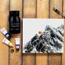 2 x Artistic Acrylic Paint Jar - High-Pigment, Fade Proof Painting Supplies, Suitable for Canvas, Wood, Leather, Fabric, Stone & Craft - Bright Green 16.9 Fl Oz