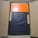 VEVOR Hydraulic Lift Table Cart, 330lbs Load Capacity 50 Inch Lifting Height, Manual Single Scissor Lift Table with Non-Slip Pad and 4 Wheels, Alloy Steel, Orange