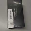 MANSPOT Manscape Groin & Body Hair Trimmer for Men, Electric Ball Pubic Trimmer Shaver,Manscape Kit with 4 Guard,Replaceable Ceramic Blade Heads,Waterproof Wet/Dry Shaver,90 Minutes Shaving (Black)