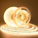 COB LED Strip Lights DC 12V LED Lights Flexible Super Bright LED Strips, 9W/m 2x16.4FT Warm White 3000K CRI 90+,480LEDs/m High Density Uniform Light for Home Room Decor