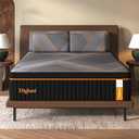 Queen Mattress, 14 Inch Plush Hybrid Mattress Memory Foam with Individually Pocket Springs Queen Size Mattress in Box, Plush Mattress for Pressure Relief,CertiPUR-US Certified,Edge Support