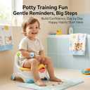 Potty Training Watch for Toddlers, Cute Apple-Shaped Design with 5 Timing Modes (30-180min), Music & Flash Reminders, Magnetic Charging, Compact Screen, Splash-Proof, Gifts for 3-7 Year Old Girls Boys