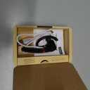 Bluetooth Headset, Wireless Bluetooth 5.3 Earpiece, 90Hrs Hands Free Headset with APTX HD Audio & Mute Button, Dual Noise Cancelling Mics, Single-Ear Headphone for Trucker/Business/Office/Gym (Gray)