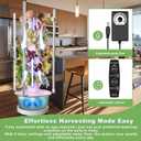 Hydroponic Growing Kit System, Tower Garden Hydroponic Tower with 4 LED Grow Lights, 7 Layer 28 Pots Planter, Indoor Herb Garden Planter for Lettuce, Veggies, and Fresh Greens