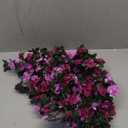 BLEUM CADE 5Pcs 41Ft Flower Garland Artificial Rose Vines for Bedroom, Cute Fake Hanging Flower Vines Floral Garland Decorations for Wedding Party Wall Room Decor Aesthetic (5 Pcs, Purple)