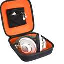 Geekria Shield Headphones Case Compatible with AKG K 240, K 92, K 712 Pro, K 702, K 701, N90Q, M220, K 553 and More, Replacement Hard Shell Travel Carrying Bag with Cable Storage (Black)