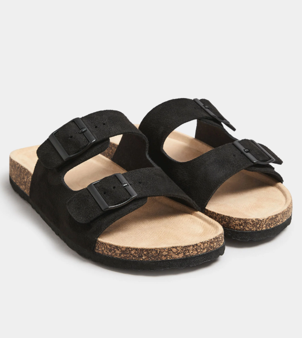 Mia Qianna Platform Slide Sandals , Color Black Size Black