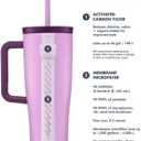 LifeStraw Go Insulated Water Filter Tumbler, 24 oz, Acai