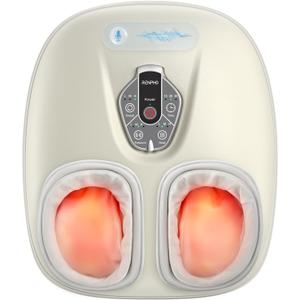 RENPHO Foot Massager Machine with Heat [2026 Upgraded], Shiatsu Foot Massager for Plantar Fasciitis, Birthday Gifts for Women Men, Cordless Control, Exclusive Voice Control, Beige