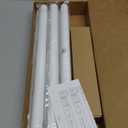 1 Diameter White Curtain Rods for Windows, 1 Pack 30-120 Inch Heavy Duty Window Rods, Long Adjustable Curtain Rod, Fits Most Standard Windows, Suitable for Bedroom, Living Room, Farmhouse