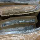 VASAGLE Bar Stools Set of 2, Counter Height Bar Stools with Back, Ergonomic Backrest, Synthetic Leather, Metal Legs, 24.4-Inch Tall Barstools for Kitchen Island Home Bar, Easy Assembly, Caramel Brown