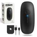 Canslab Ultrablade PRO Auto Stop Can Opener - Rechargeable Electric Can Opener for Kitchen for Seniors with Arthritis - One Touch Side Cut Opener, Smooth Edge, Handfree, Wall Mounted Small Size, Black