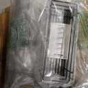 Orimade Over The Door Shower Caddy Adjustable 4 Tier Dark Grey,Bathroom Hanging Organizer Shelf Rustproof with 4 Hooks,Shower Basket with Soap Holder and Suction Cup