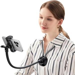 Neck Phone Holder for BedPOV Cell Phone Stand for Video Vlog Selfie, Hands Free Chest Tripod Mount for 4.7-7 Inches Smartphone (K09-7L)