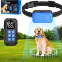 CPPSLEE Wireless Dog Fence System, Electric Fence for Dogs, Portable 2-in-1 IPX7 Waterproof Training Collar with Remote Control, Wireless Fence for DogsAdjustable Range Up to 1000 ft