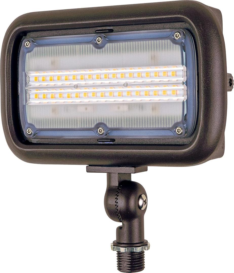 Newhouse Lighting WW30BRZ 30-Watt Outdoor LED Wall Wash Flood Light, Weatherproof, Bronze (1-Pack)