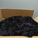 Bedsure Faux Fur Fluffy Sherpa Fleece King Bed Blanket Black 108"x90"