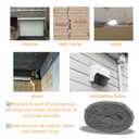 Steel Wool Fill Fabric DIY Kit, Coarse Wire Wool Hardware Cloth, Gap Blocker, Keep Mice Away from Holes/Siding/Pipeline/Vents in Garden, House, 6 Pack 10FT