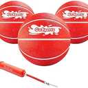 GoSports Swimming Pool Basketballs 3 Pack - Red or Blue - Great for Floating Water Basketball Hoops