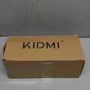 KIDMI Women's Suede Clogs with Back Strap Men's Leather Mules Cork Footbed Slip on Potato Shoes (14 Women/12.5 Men, Black)