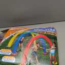 BANZAI Splash Tunnel Sprinkler, Length: 82 in, Width: 76 in, Height: 50 in, Inflatable Outdoor Backyard Splash Toy