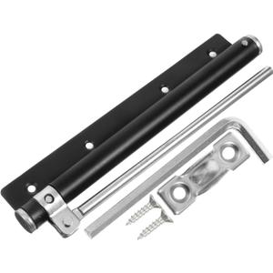Didiseaon Automatic Silent Door Spring Closer for Outward Opening Iron and Wooden Doors Self-Closing Hinge with Rebound Function Rust-Resistant Metal Door Closer Easy Installation for Residential Use