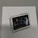 Professional 16 in 1 Air Quality Monitor Indoor 10h Battery & 5.5" Display 9 AQI+7 AQI Alerts, Portable CO2 Monitor Air Quality Tester for CO2, TVOC, PM2.5 PM1.0 PM10, HCHO Temp/ Humidity AQI & Time